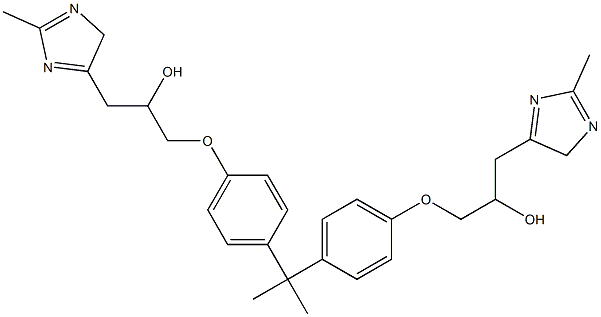 1,1'-(2,2-Propanediyl)bis[(4,1-phenylene)oxy]bis[3-(2-methyl-4H-imidazol-5-yl)-2-propanol]