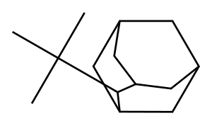 2-tert-Butyladamantane Structure