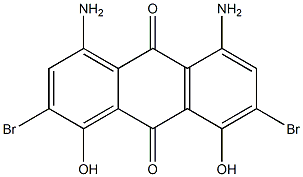 4,5-Diamino-2,7-dibromo-1,8-dihydroxyanthraquinone Structure