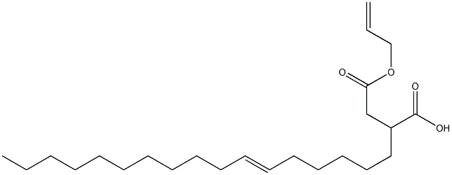 2-(6-Heptadecenyl)succinic acid 1-hydrogen 4-allyl ester Structure
