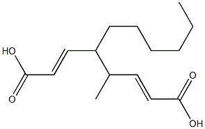 Diacrylic acid 2,3-nonanediyl ester Structure