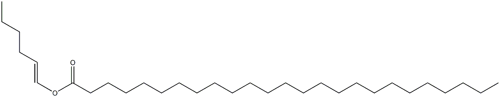 Pentacosanoic acid 1-hexenyl ester Struktur