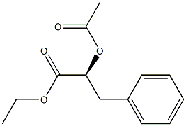 [S,(-)]-2-(Acetyloxy)-3-phenylpropionic acid ethyl ester Structure