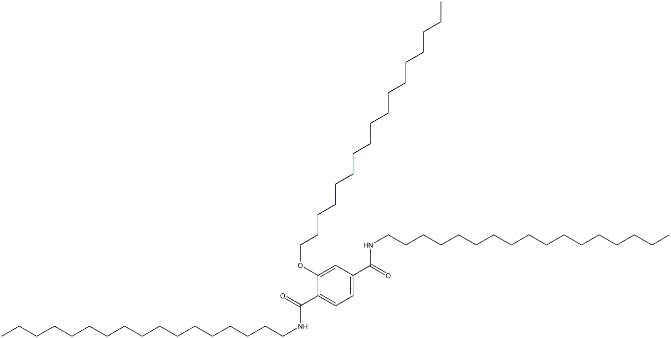 2-(Heptadecyloxy)-N,N'-diheptadecylterephthalamide Structure
