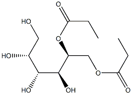 D-Glucitol 1,2-dipropionate Structure