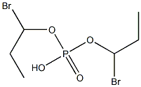 Phosphoric acid hydrogen bis(1-bromopropyl) ester