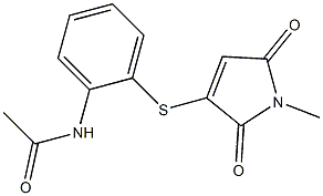 2-(2-Acetylaminophenylthio)-N-methylmaleimide