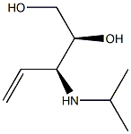 (2S,3S)-3-(Isopropylamino)-4-pentene-1,2-diol 结构式