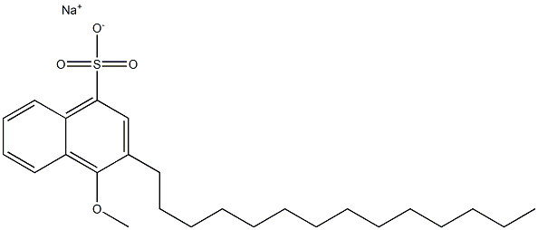 4-Methoxy-3-tetradecyl-1-naphthalenesulfonic acid sodium salt
