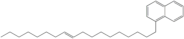 1-(10-Octadecenyl)naphthalene Structure