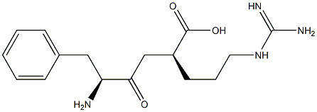 (2S)-5-[(Aminoiminomethyl)amino]-2-[(S)-3-amino-4-phenyl-2-oxobutyl]pentanoic acid