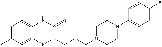 2-[3-[4-(4-Fluorophenyl)piperazin-1-yl]propyl]-7-methyl-2H-1,4-benzothiazin-3(4H)-one