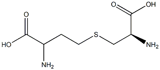 (R)-2-Amino-4-[(2-amino-2-carboxyethyl)thio]butanoic acid Struktur
