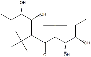 tert-Butyl[(2R,3S)-2,3-dihydroxypentyl] ketone Struktur