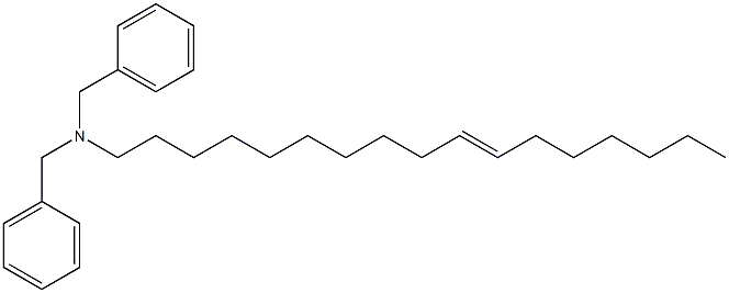 (10-Heptadecenyl)dibenzylamine Structure
