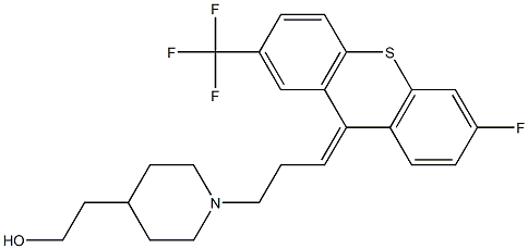 1-[3-[(Z)-6-Fluoro-2-(trifluoromethyl)-9H-thioxanthen-9-ylidene]propyl]-4-piperidineethanol