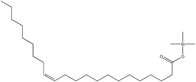 (Z)-13-Docosenoic acid trimethylsilyl ester Structure