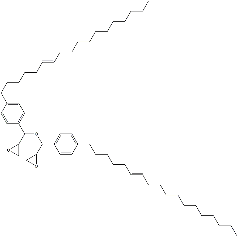 4-(6-Octadecenyl)phenylglycidyl ether Struktur