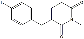 3-(4-Iodobenzyl)-1-methylpiperidine-2,6-dione