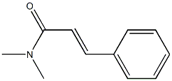 (E)-N,N-Dimethyl-3-phenylpropenamide Struktur