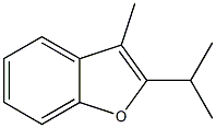 2-イソプロピル-3-メチルベンゾフラン 化学構造式