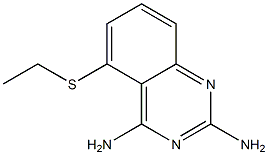 2,4-Diamino-5-ethylthio-quinazoline