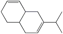 1,2,4a,5,8,8a-Hexahydro-6-isopropylnaphthalene Structure