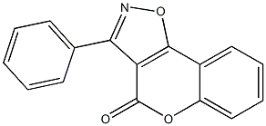 3-(Phenyl)-4H-[1]benzopyrano[3,4-d]isoxazol-4-one Structure