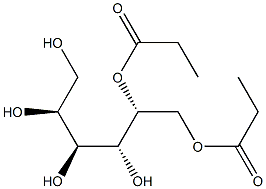 L-Glucitol 1,2-dipropionate Struktur