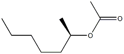 (-)-Acetic acid (R)-1-methylhexyl ester Struktur