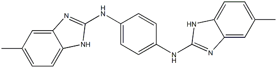 2,2'-[1,4-Phenylenebis(imino)]bis(5-methyl-1H-benzimidazole) Structure