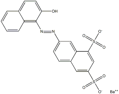 2-[(2-Hydroxy-1-naphtyl)azo]-6,8-naphthalenedisulfonic acid barium salt