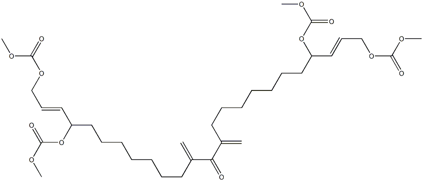 [(9E)-8,11-Bis(methoxycarbonyloxy)-9-undecenyl]vinyl ketone Structure