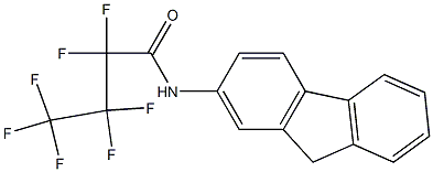 2-[(Heptafluorobutyryl)amino]-9H-fluorene Structure