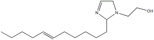 2-(6-Undecenyl)-3-imidazoline-1-ethanol Struktur