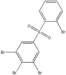 3,4,5-Tribromophenyl 2-bromophenyl sulfone Struktur