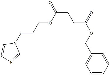 Succinic acid 1-(benzyl)4-[3-(1H-imidazol-1-yl)propyl] ester