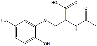 2-(Acetylamino)-3-[(2,5-dihydroxyphenyl)thio]propanoic acid