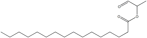 Palmitic acid 1-formylethyl ester Structure