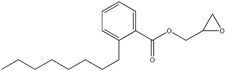 2-Octylbenzoic acid glycidyl ester