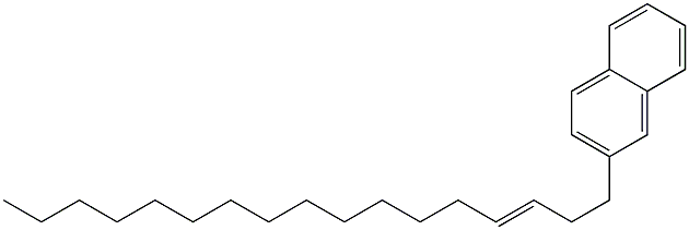2-(3-Heptadecenyl)naphthalene Structure