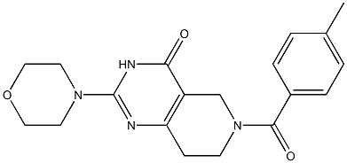 2-Morpholino-6-(4-methylbenzoyl)-5,6,7,8-tetrahydropyrido[4,3-d]pyrimidin-4(3H)-one