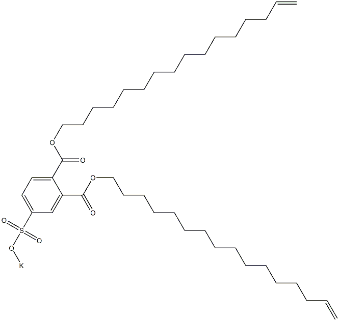4-(Potassiosulfo)phthalic acid di(15-hexadecenyl) ester