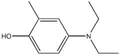 p-Diethylamino-2-methylphenol Struktur