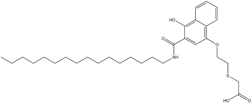 [2-(3-Hexadecylcarbamoyl-4-hydroxy-1-naphtyloxy)ethylthio]acetic acid