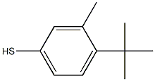 4-tert-Butyl-3-methylbenzenethiol Struktur