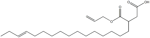 3-(13-Hexadecenyl)succinic acid 1-hydrogen 4-allyl ester Structure
