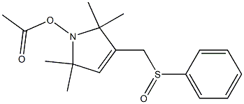 1-Acetoxy-3-[(phenylsulfinyl)methyl]-2,2,5,5-tetramethyl-1H-pyrrole
