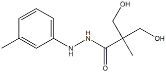 2,2-ビス(ヒドロキシメチル)プロピオン酸N'-(m-トリル)ヒドラジド 化学構造式