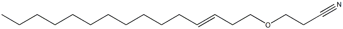 3-(3-Pentadecenyloxy)propiononitrile Structure
